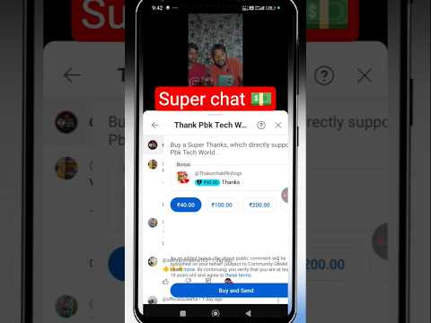 How to do Super Chat| super chat kaise kare| super thanks karne ka sahi tarika #livestream