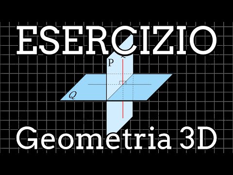 Intersezione di 3 Piani - Esercizio geometria analitica 3D Superiori