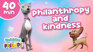 Kindness Compilation | Philanthropy and Helping Others with Bubbles and Friends