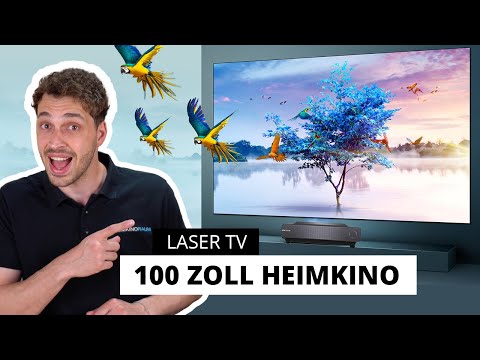 100 Zoll 4K Laser TV | Hisense PX-2 Pro Triple Laser Test!