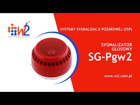 Wewnętrzny pożarowy sygnalizator głosowy SG-Pgw2 - zdjęcie