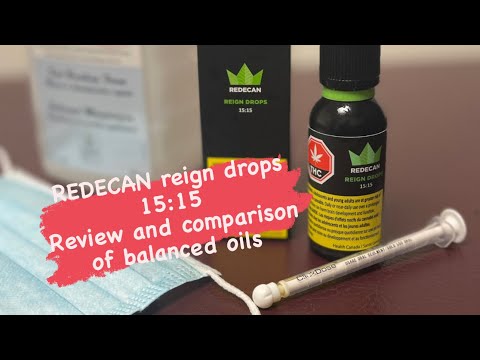 Cannabis Review: REDECAN Reign Drops and comparing balanced oils