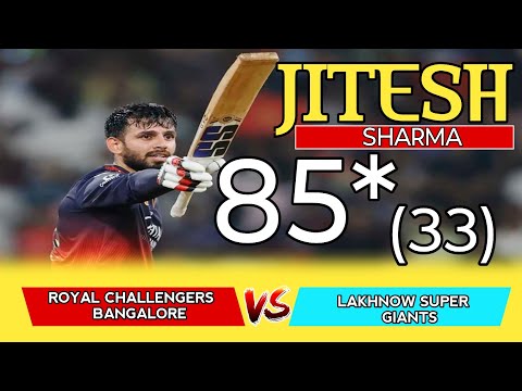 Jitesh Sharma 85 (33) vs LSG