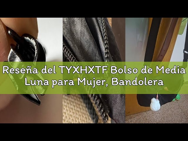 Vídeo relacionado con Aucuu Bolso Bandolera Para Mujer, Media Luna Impermeable Bolso Bandolera Nylon, Casual Ligero Bolsa Crossbody Mujer con correa de hombro ajustable, para Viaje, Compras, Escuela, Oficina - Caqui
