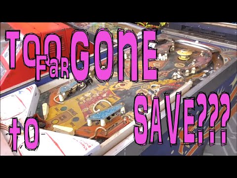 Somebody brought in a Stern STARS Pinball Machine that was COMPLETELY DESTROYED - Let's Fix It!