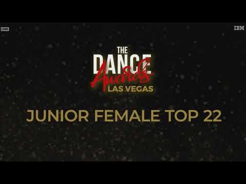 Junior Female Best Dancer Top 11/22 Announcement - The Dance Awards Las Vegas 2019