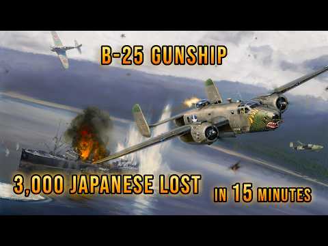 3,000 Lost in 15 Minutes — How the B 25 Gunship Changed the Pacific