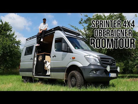 Room Tour #16 - Mercedes Sprinter 4x4 with Oberaigner conversion! Apartment disguised as an off-r...