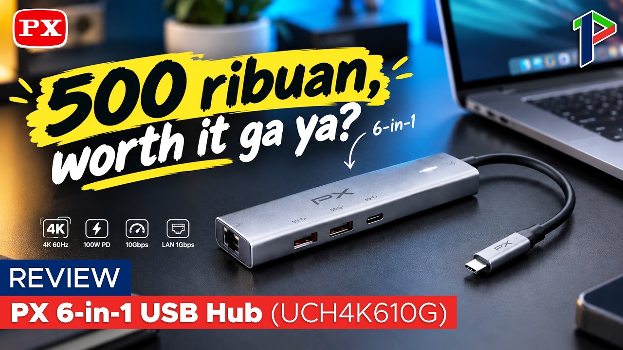 Laptop Tipis Port-nya Dikit? USB Hub PX Ini Bisa Jadi Solusi! | Review Indonesia