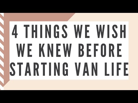 4 Things We Wish We Knew Before Starting Van Life #shorts