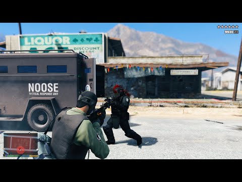 GTA V Trevor's Air Cargo Heist + Epic 10 Star Escape (RDE 4.1.3)