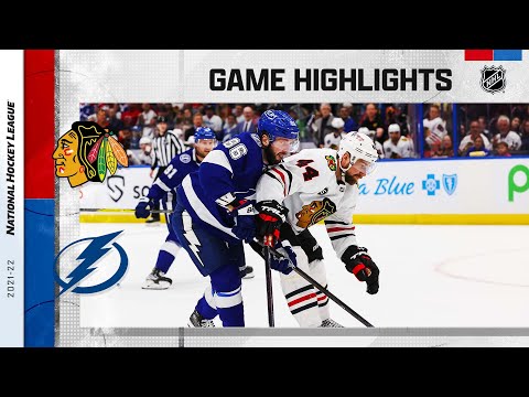 Blackhawks @ Lightning 4/1 l NHL Highlights 2022