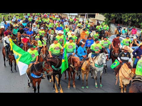 Primeira parte da cavalgada de brejinho no rio grande do norte terra da farinha