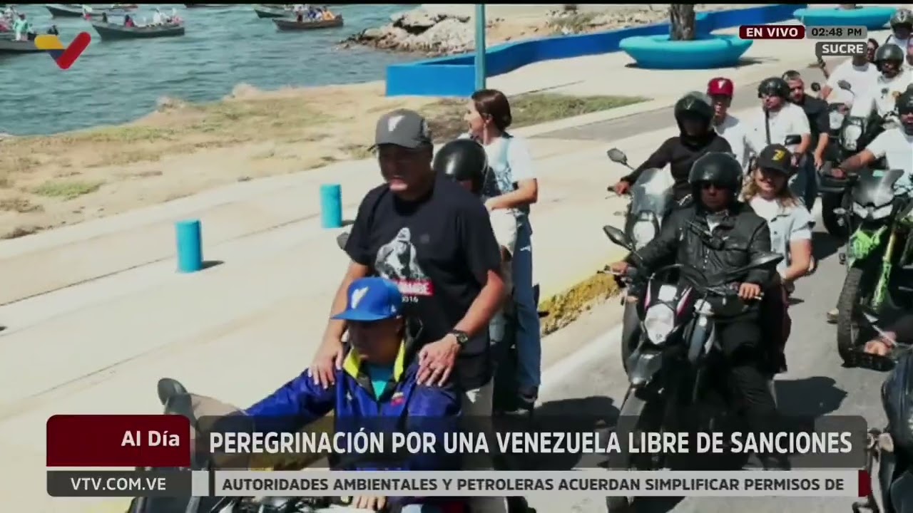 (1/2) Jorge Rodríguez en el estado Sucre, peregrinación contra las sanciones, 27 de abril de 2026