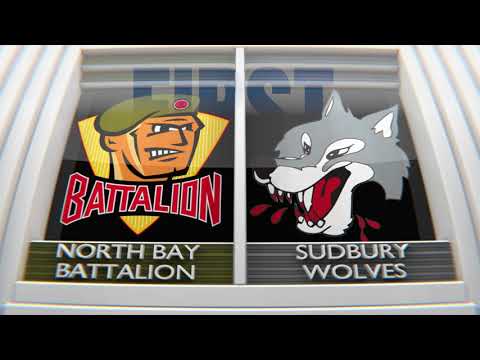 Round 2 Game 3 Highlights: Sudbury Wolves vs North Bay Battalion