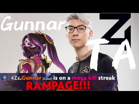 Gunnar Templar Assassin Rampage vs Arteezy Terrorblade - dota2