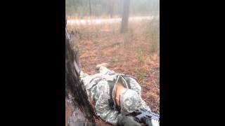 Drill Sgt catches Soldier sleeping