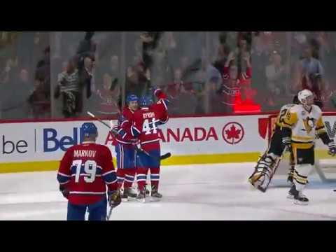 David Desharnais 4-0 Goal - Penguins @ Canadiens - 10.18.2016 - HD