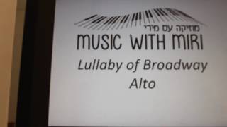 Lullaby of Broadway, Alto