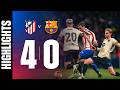HIGHLIGHTS ATLETICO MADRID 4 Vs 0 FC BARCELONA COPA DEL REY 25 26