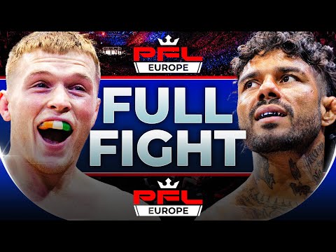 The Crowd Goes CRAZY! 😳 | Paul Hughes v Bruno Miranda | Full Fight | PFL Europe 1 2025