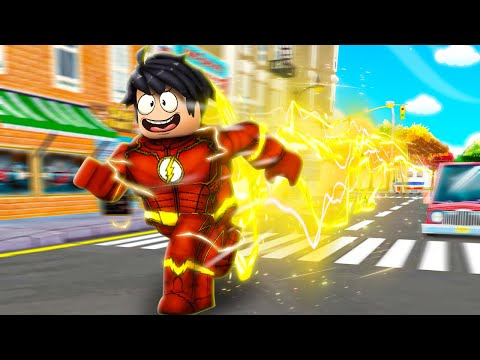 I Became WORLD FASTEST SuperHero in ROBLOX
