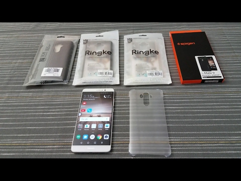 Huawei Mate 9 Cases from Spigen, Ringke, and Tudia
