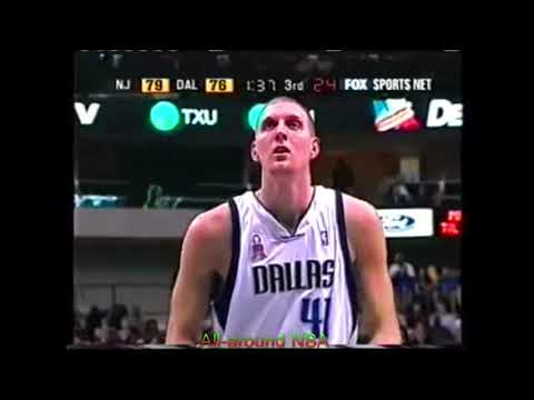 Dirk Nowitzki 39 Points Vs. NJ Nets, 2001-02.