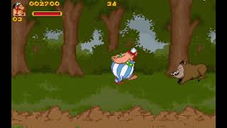 Astérix and Obélix (Obélix gameplay) for DOS