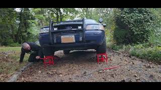 Hydraulic Car Ramps 2 Pack 11000Lbs Low Profile Portable With Hydraulic Jacks