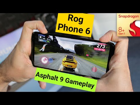 Rogphone 6 Asphalt 9 Gameplay in Snapdragon 8+ Gen 1 🔥🔥🔥