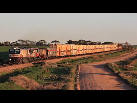 Australian Freight Trains - Mid North of South Australia