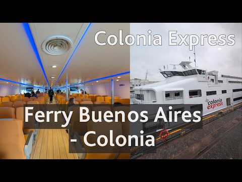 ⛴️ Viaje en ferry de Buenos Aires a Colonia (Uruguay) con Colonia Express