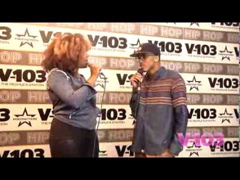 August Alsina At The V-103 Hip Hop Conference With Ramona DeBreaux