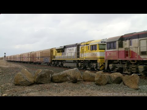 LDP005 On SCT Container & Boxcar Service PM9 (20/5/2018) - PoathTV Australian Trains & Railways