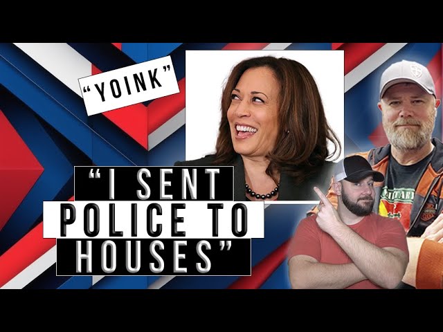 Kamala: "I Sent Police To Doors Of People On Gun Owner Lists To Take Them"...