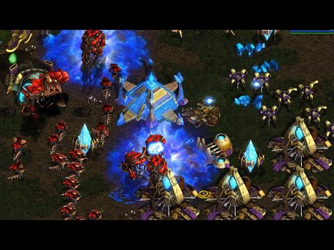 Effort 🇰🇷 (Z) vs Mini 🇰🇷 (P) on Neo Sylphid - StarCraft - Brood War REMASTERED