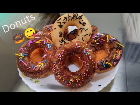 HOMEMADE Donuts recipe / cake donuts recipe by huzaifa's kitchen/ #donutswithoutyeast #youtunevideo