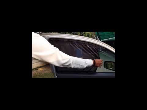 Car Sun Shades - Car Curtains - Slide-able Shades for Toyota Passo 1st