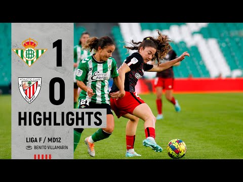 Imagen de portada del video HIGHLIGHTS | Real Betis 1-0 Athletic Club | Liga F 2022-23 MD12