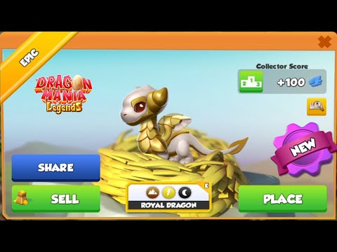 Hatch Royal Dragon egg !  -  Dragon Mania Legends - Gameplay Part 1642 HD