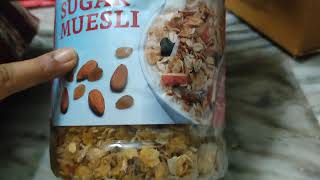 Unboxing solimo muesli (1kg) bought from Amazon