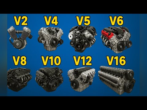 V Engines Explained: From V2 to V16! | V6, V8, V12, V16… What Do They Actually Mean? |
