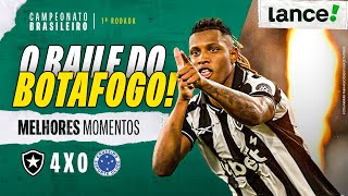 BOTAFOGO 4 X 0 CRUZEIRO - MELHORES MOMENTOS - CAMPEONATO BRASILEIRO 2026 - 1ª RODADA