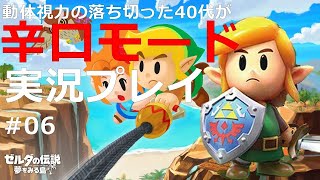#06【監督】【ゼルダの伝説夢を見る島】動体視力の落ち切った40代が辛口モード実況プレイ