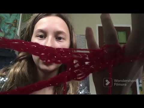 How to finger knit a beanie hat!