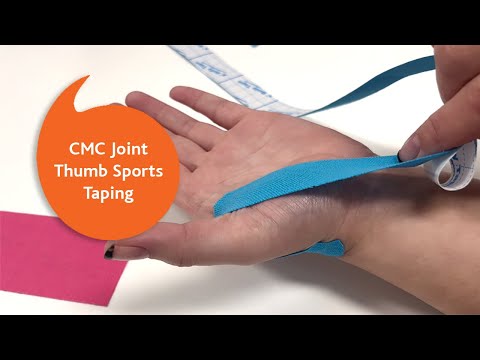 CMC Joint Thumb Sports Taping