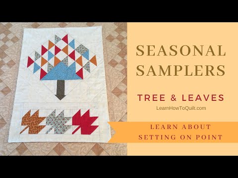 Seasonal Samplers - Setting the Tree on Point