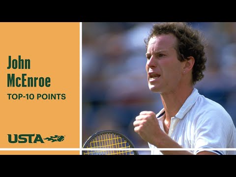John McEnroe | Top-10 Points | US Open