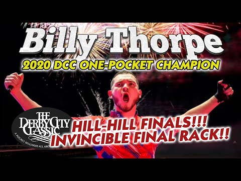 INVINCIBLE FINAL RACK! Billy THORPE vs. Justin HALL: FINALS 2020 Derby City Classic One-Pocket